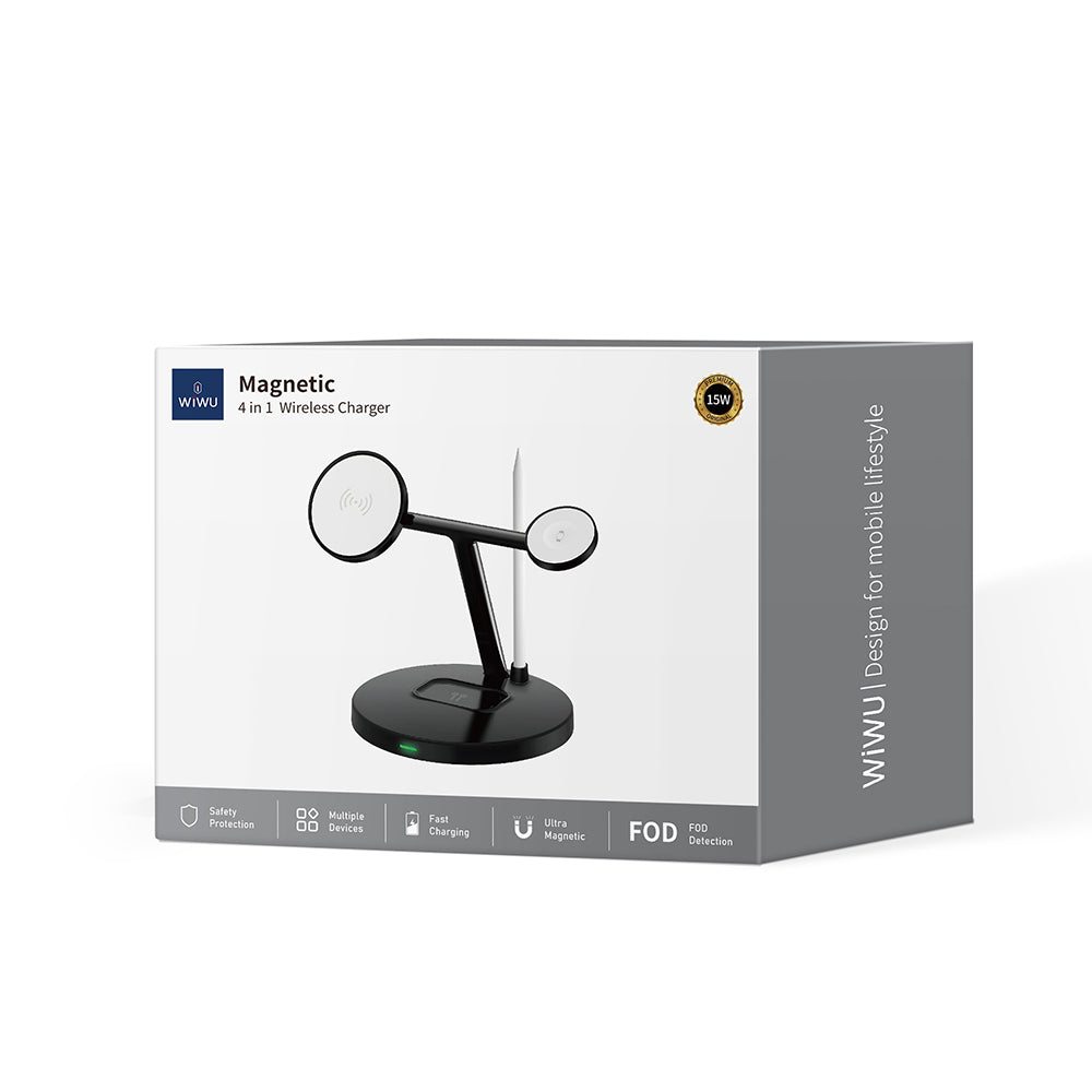 __genel|4|wiwu-wi-w032-4-in-1-magnetik-hizli-sarj-ozellikli-kablosuz-sarj-standi-15w-05|Wiwu Wi-W032 4 in 1 Magnetik Hızlı Şarj Özellikli Kablosuz Şarj Standı 15W