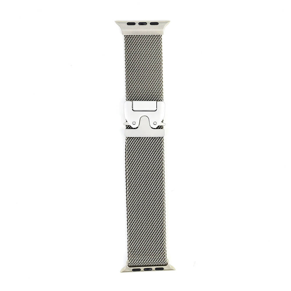 Apple Watch 42-44-46-49 mm Uyumlu Paraşüt Toka Metal Hasır Kordon