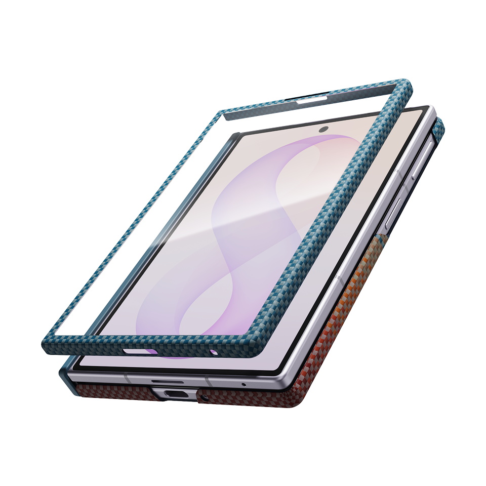 __genel|1|samsung-galaxy-z-fold-8-kilif-m-safe-sarj-ozellikli-aramid-fiber-mentese-korumali-pitaka-california-dream-serisi-on-arka-kapak-02|Samsung Galaxy Z Fold 8 Kılıf MagSafe Şarj Özellikli Aramid Fiber Menteşe Korumalı Pitaka California Dream Serisi Ön + Arka Kapak