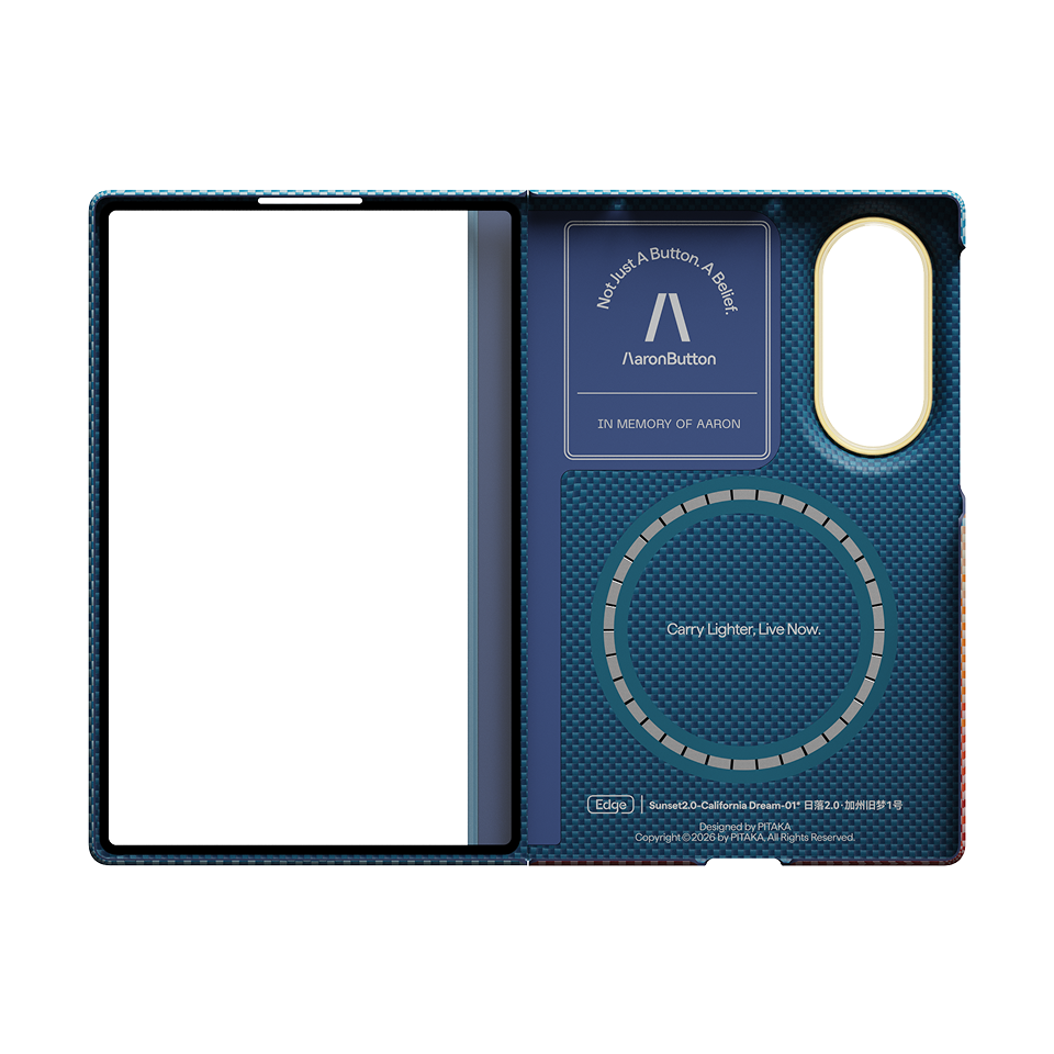 __genel|4|samsung-galaxy-z-fold-8-kilif-m-safe-sarj-ozellikli-aramid-fiber-mentese-korumali-pitaka-california-dream-serisi-on-arka-kapak-05|Samsung Galaxy Z Fold 8 Kılıf MagSafe Şarj Özellikli Aramid Fiber Menteşe Korumalı Pitaka California Dream Serisi Ön + Arka Kapak