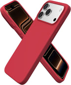 ORNARTO iPhone 17 Pro Max için Liquid Silicone Kılıf - Soft Touch, Çizilmeye Dayanıklı