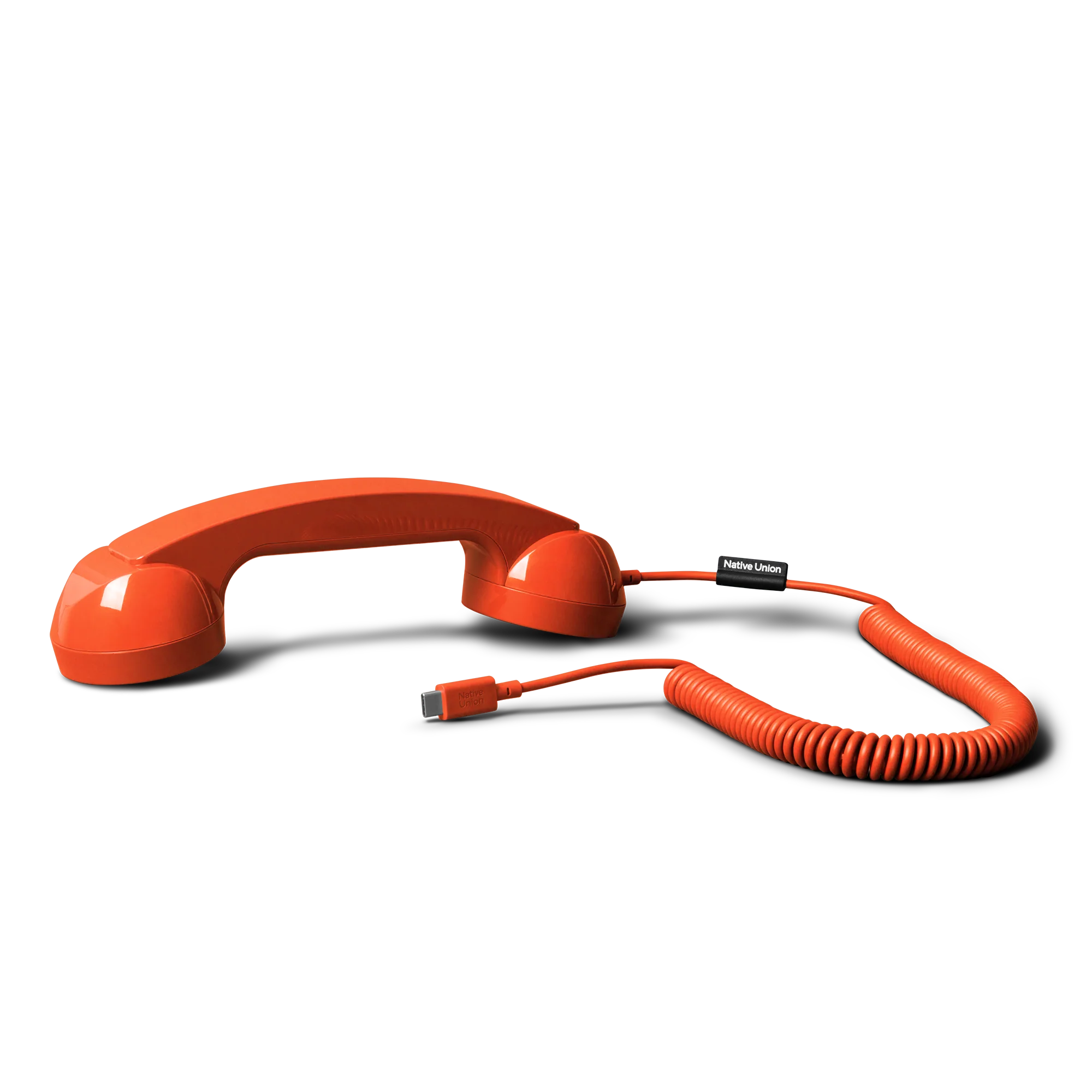 Native Union Pop Phone Retro Telefon Ahizesi - USB-C Destekli, Mikrofonlu ve Hoparlörlü (iPhone, iPad, Samsung S25, Laptop Uyumlu)