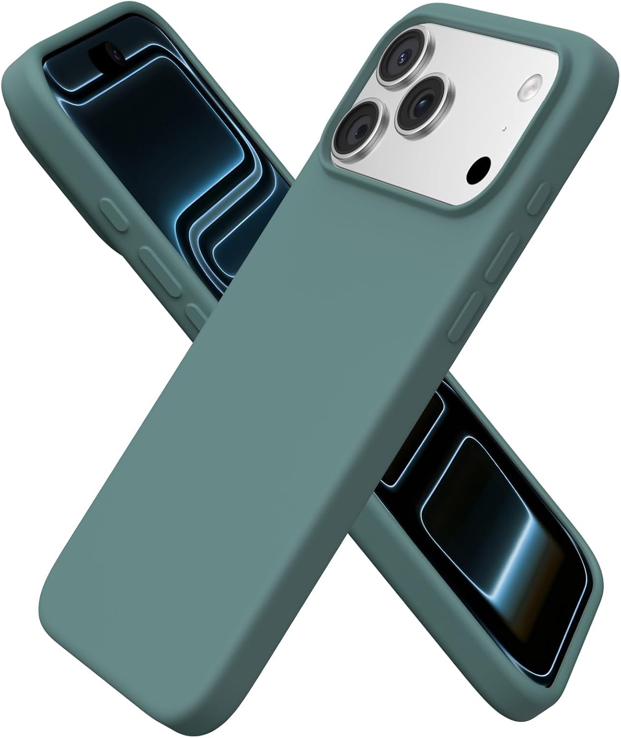 ORNARTO iPhone 17 Pro Max için Liquid Silicone Kılıf - Soft Touch, Çizilmeye Dayanıklı