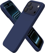ORNARTO iPhone 17 Pro Max için Liquid Silicone Kılıf - Soft Touch, Çizilmeye Dayanıklı