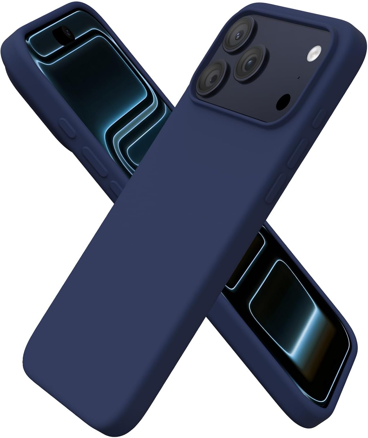 ORNARTO iPhone 17 Pro Max için Liquid Silicone Kılıf - Soft Touch, Çizilmeye Dayanıklı