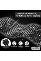 __vg|Siyah|4|grd-milano-siyah-05|Apple Watch 44mm 45mm 46mm 49mm Gordonix Milano Serisi Paraşüt Tokalı Paslanmaz Çelik Hasır Kordon