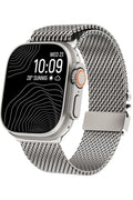 __vg|Titanyum|0|grd-milano-titanyum-01|Apple Watch 44mm 45mm 46mm 49mm Gordonix Milano Serisi Paraşüt Tokalı Paslanmaz Çelik Hasır Kordon