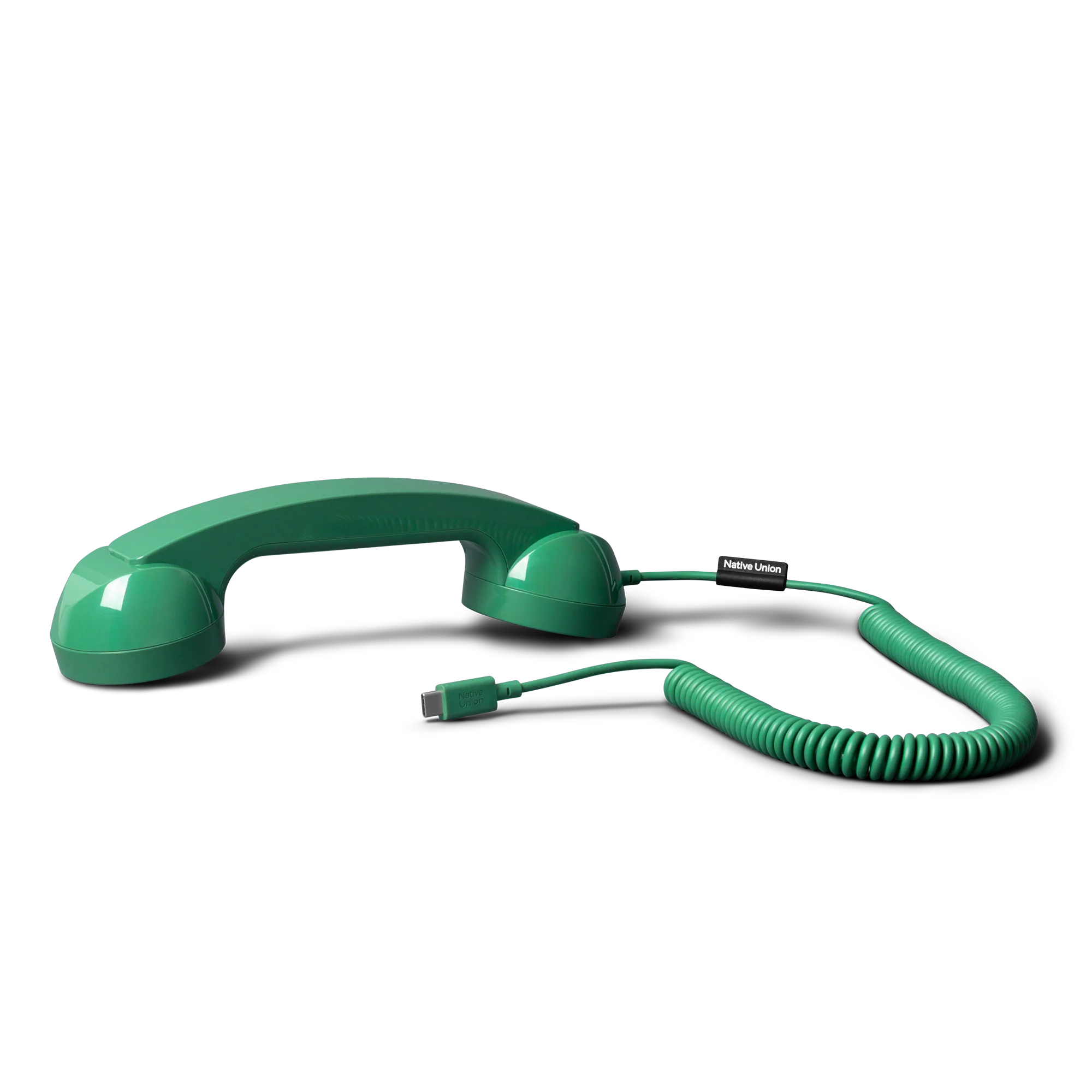 Native Union Pop Phone Retro Telefon Ahizesi - USB-C Destekli, Mikrofonlu ve Hoparlörlü (iPhone, iPad, Samsung S25, Laptop Uyumlu)